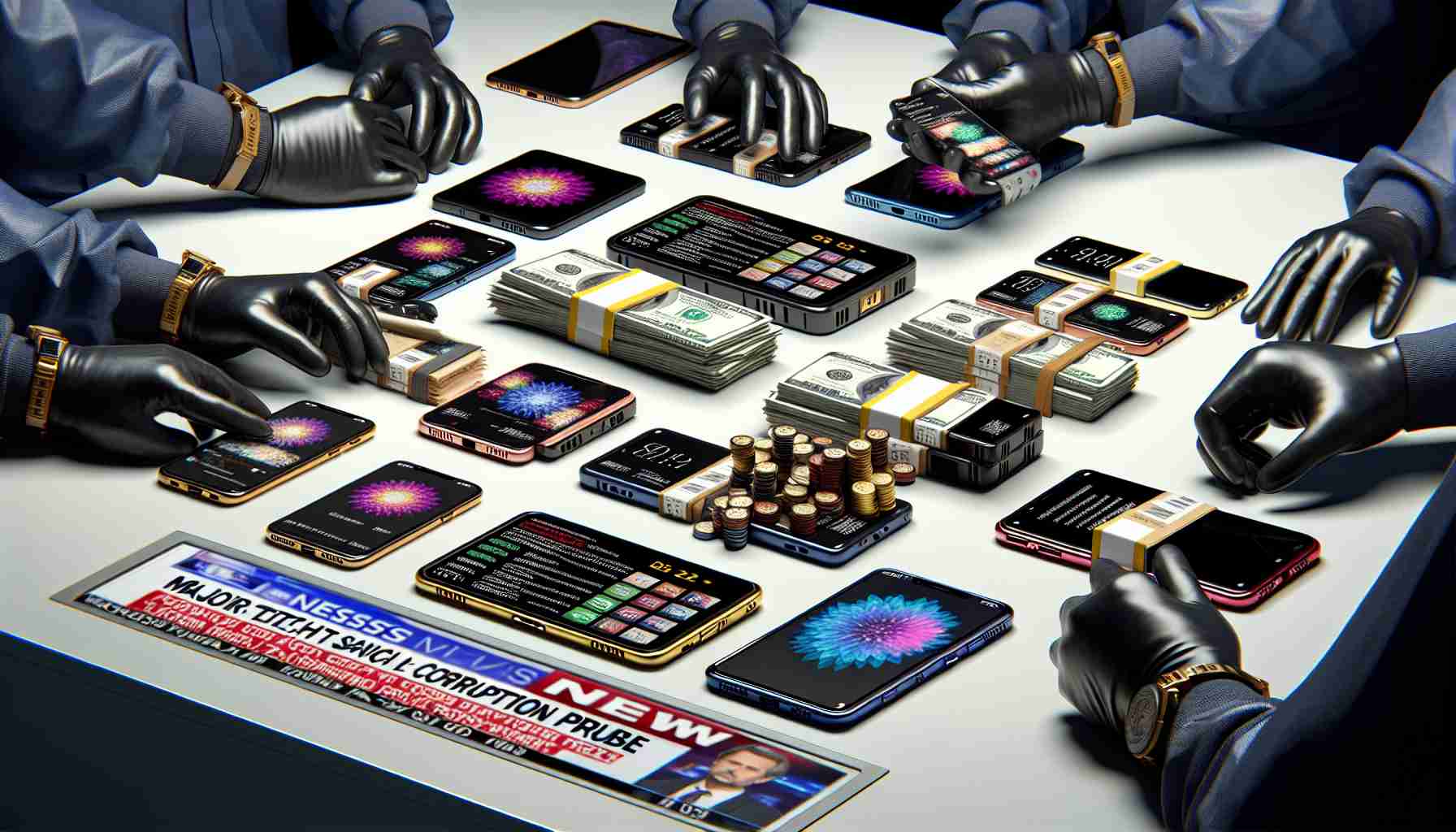 Scandalous Seizure: High-Profile Smartphones Confiscated in Corruption Investigation