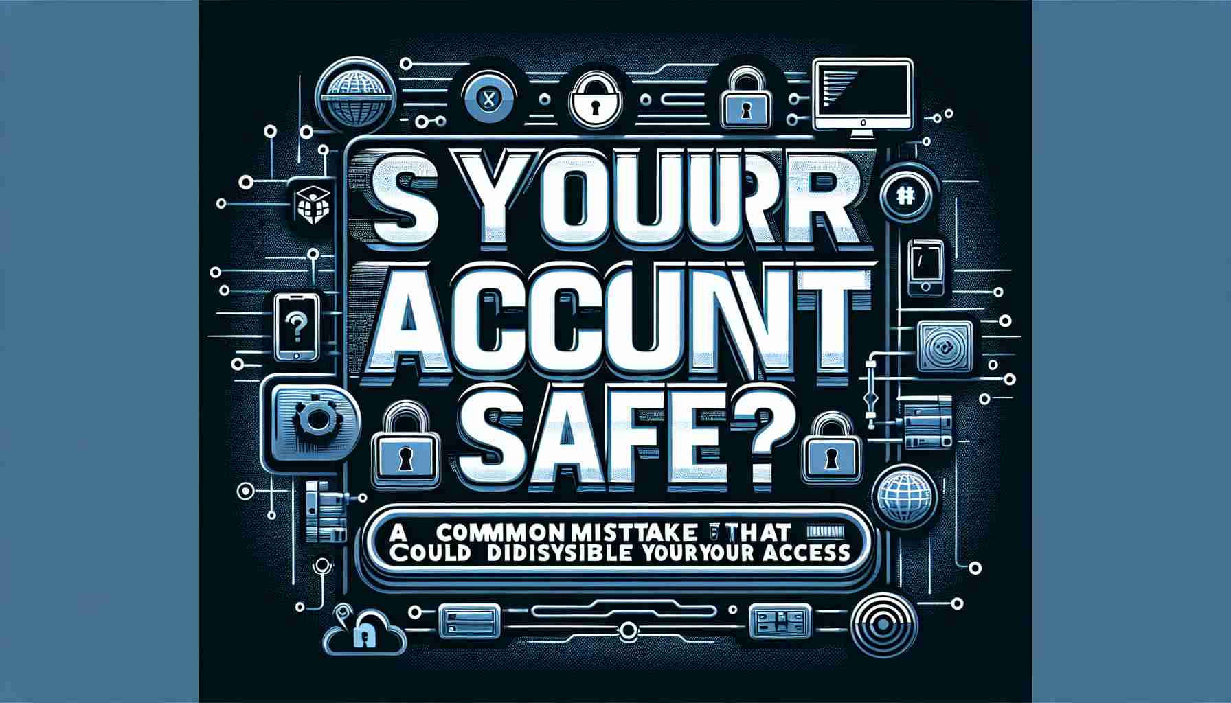 Is Your Account Safe? A Common Mistake That Could Disable Your Access