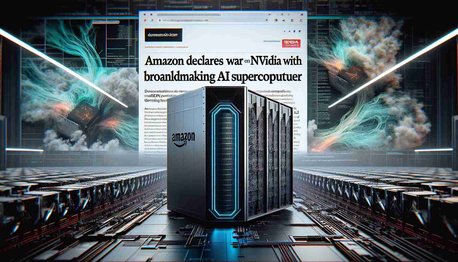 Amazon Declares War on Nvidia with Groundbreaking AI Supercomputer