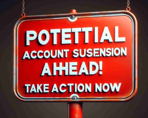 Warning: Potential Account Suspension Ahead! Take Action Now