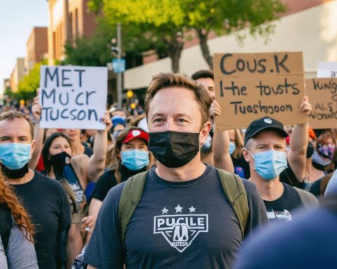 Protesters Flood Tucson’s Streets: A Standoff Over Musk and Washington