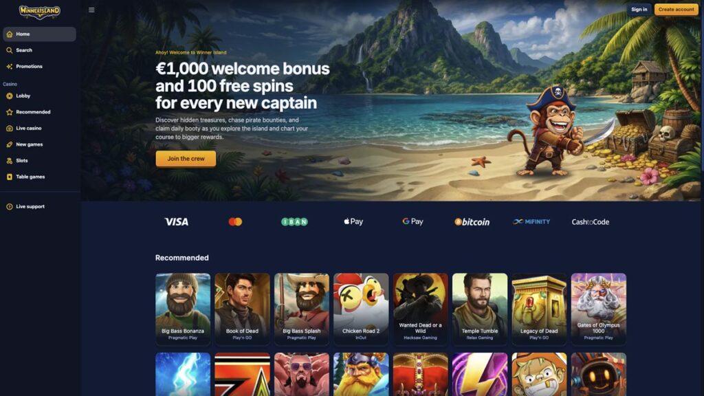 review over casino zonder cruks winner island nederland